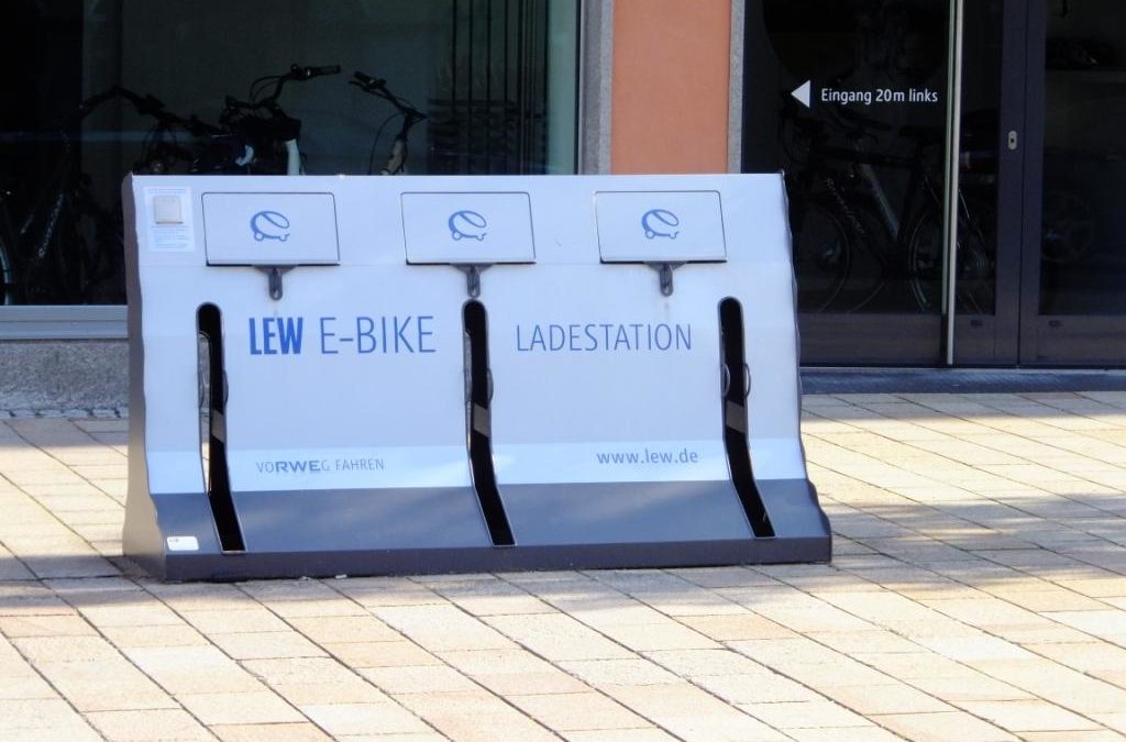 Bornes de rechargement pour vélos électriques